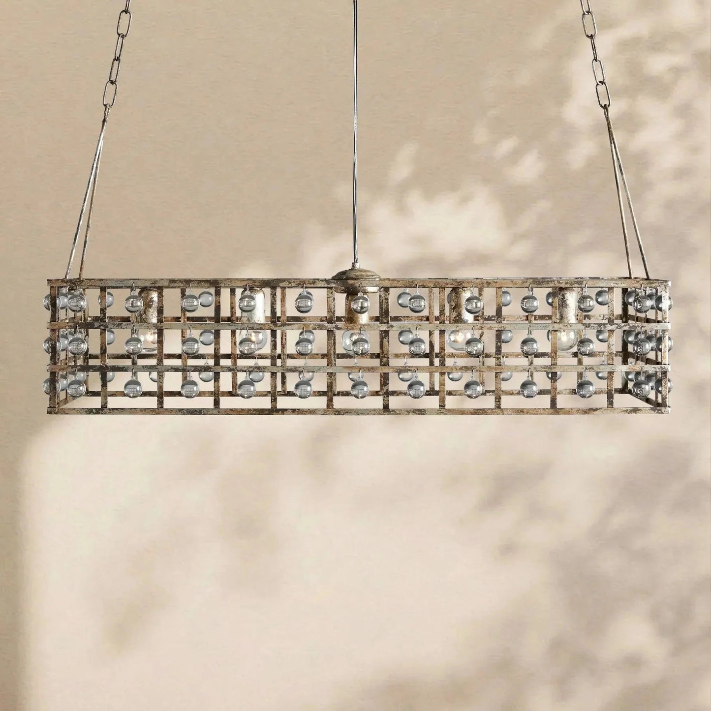 La Cage Rectangular Chandelier - GILDLAMPS