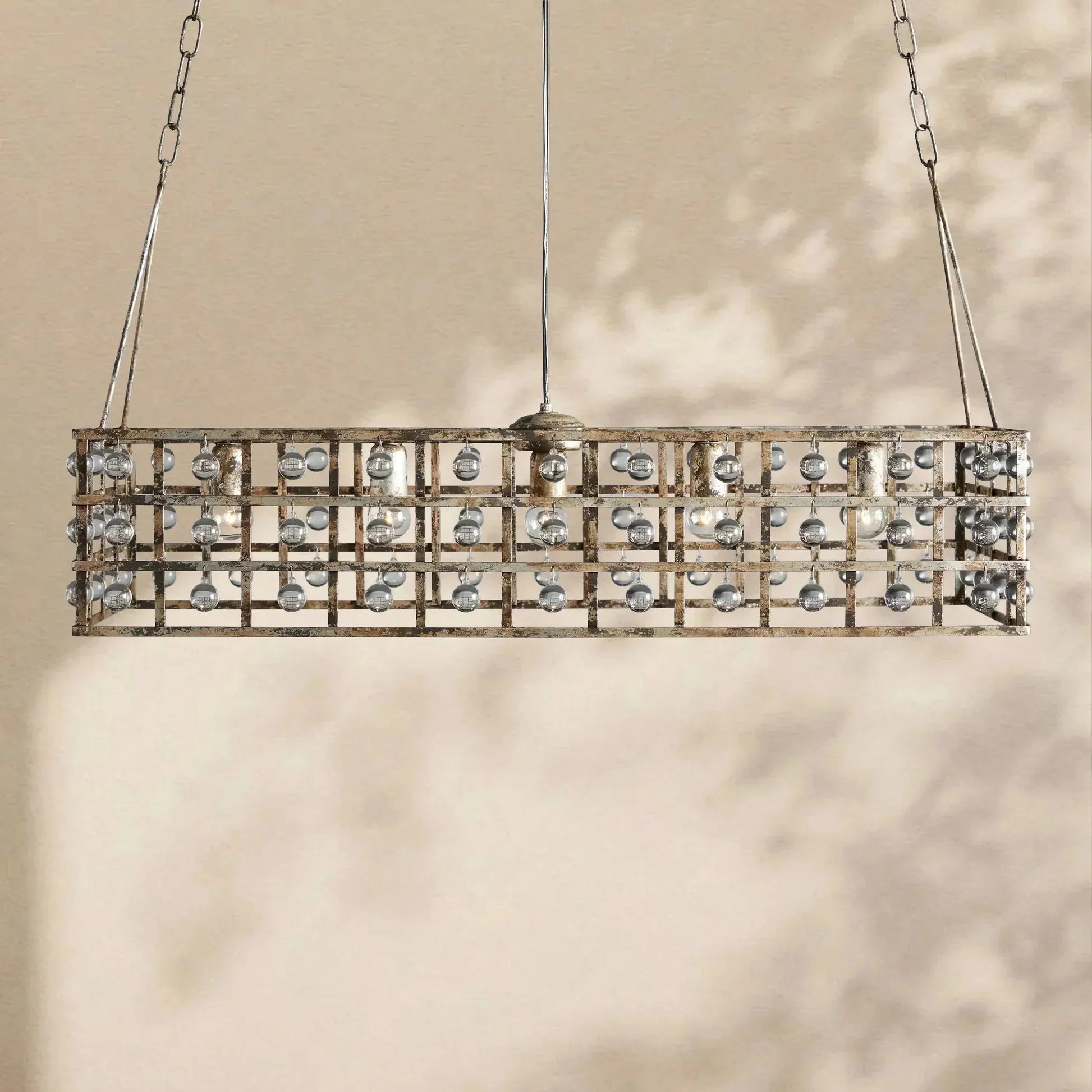 La Cage Rectangular Chandelier - GILDLAMPS