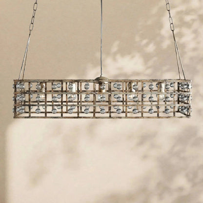 La Cage Rectangular Chandelier - GILDLAMPS