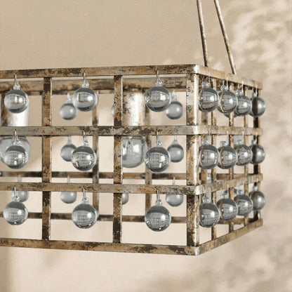 La Cage Rectangular Chandelier - GILDLAMPS