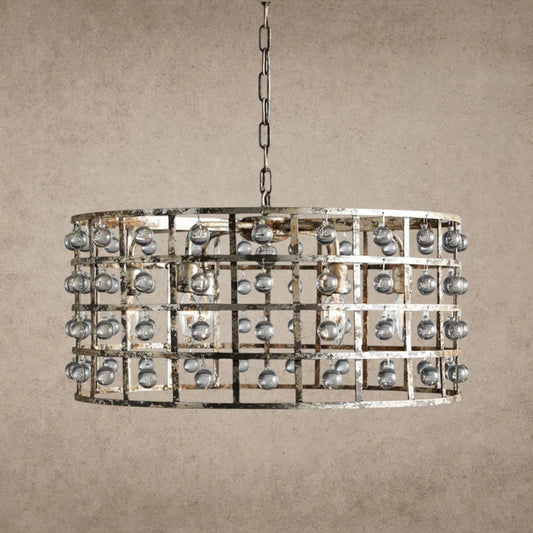 La Cage Round Chandelier 6 inch, 8 inch, 12 inch - GILDLAMPS