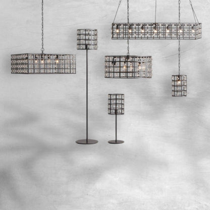 La Cage Round Chandelier 6/8/12 Light - GILDLAMPS