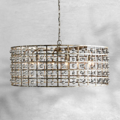 La Cage Round Chandelier 6/8/12 Light - GILDLAMPS