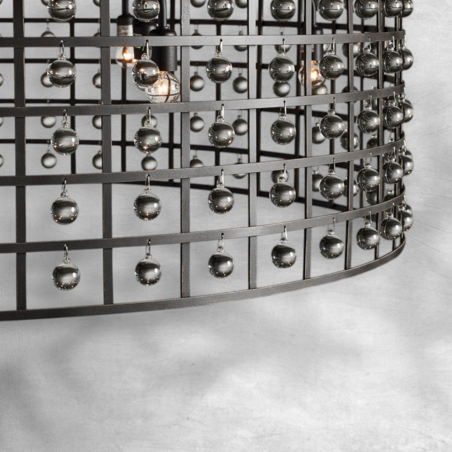 La Cage Round Chandelier 6/8/12 Light - GILDLAMPS