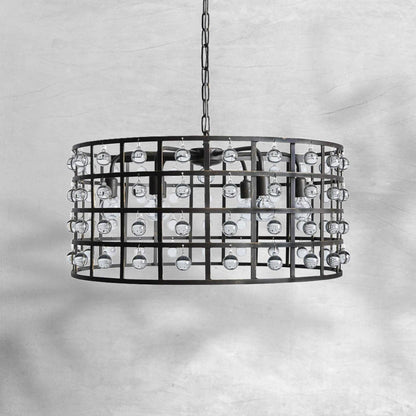 La Cage Round Chandelier 6/8/12 Light - GILDLAMPS