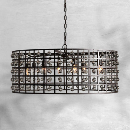 La Cage Round Chandelier 6/8/12 Light - GILDLAMPS