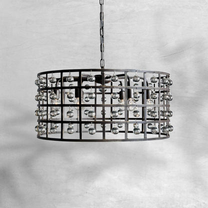 La Cage Round Chandelier 6/8/12 Light - GILDLAMPS
