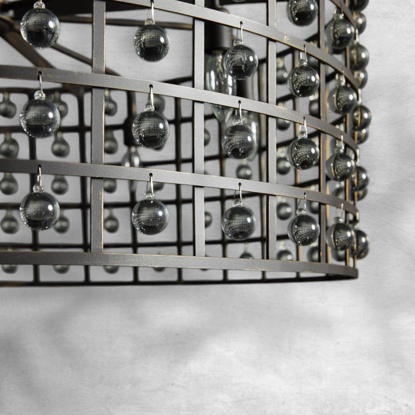 La Cage Round Chandelier 6/8/12 Light - GILDLAMPS