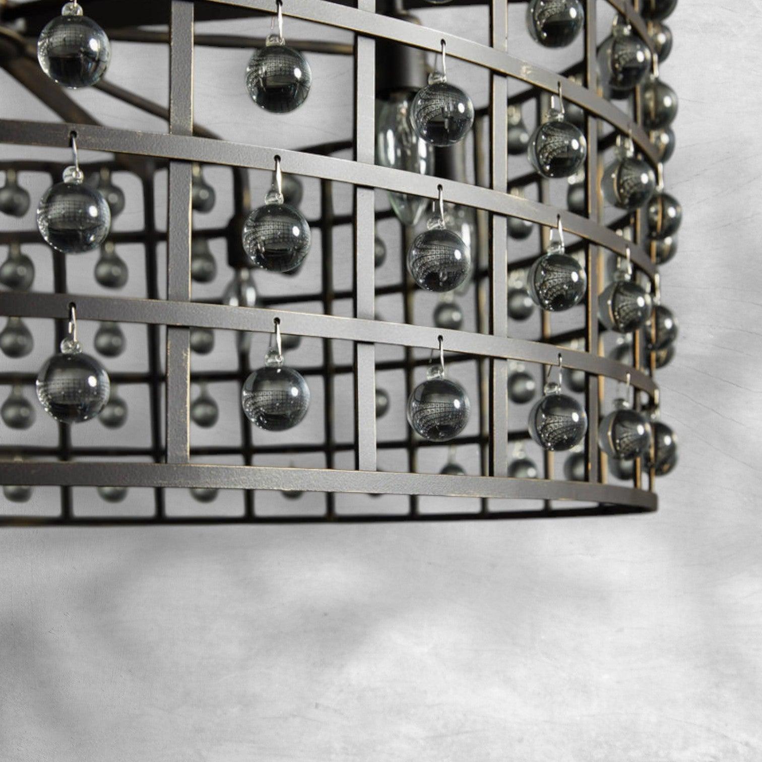 La Cage Round Chandelier 6/8/12 Light - GILDLAMPS