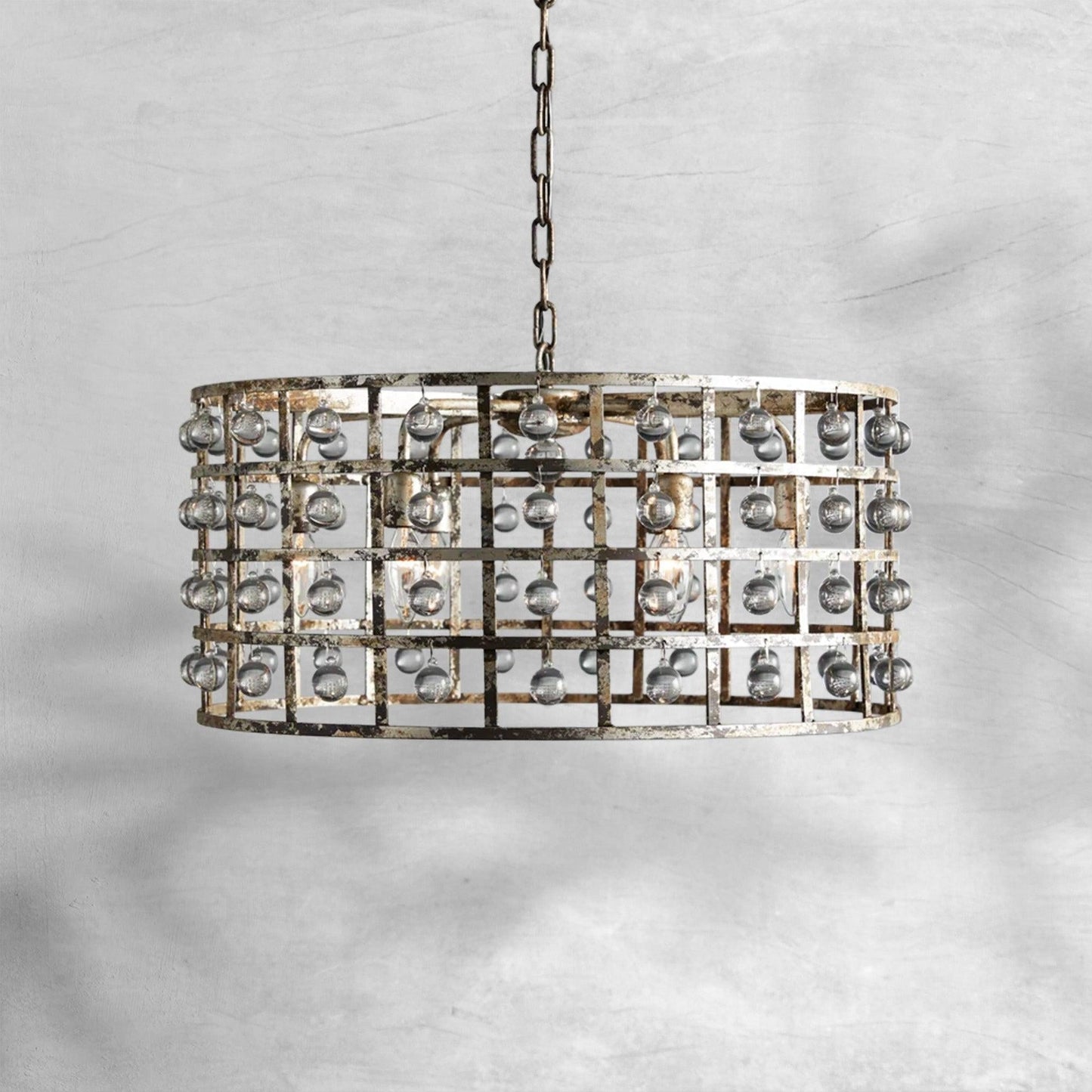 La Cage Round Chandelier 6/8/12 Light - GILDLAMPS