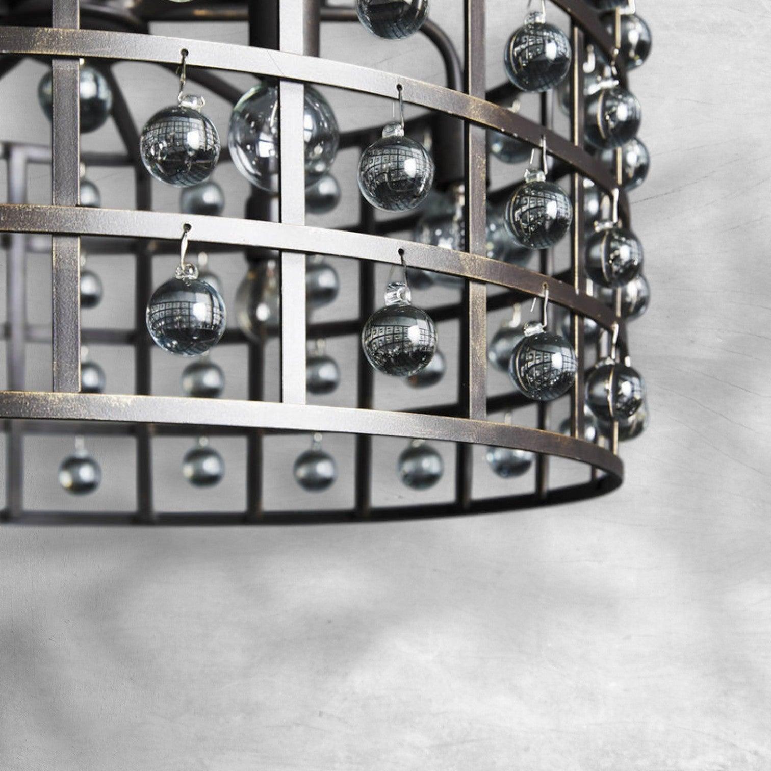 La Cage Round Chandelier 6/8/12 Light - GILDLAMPS