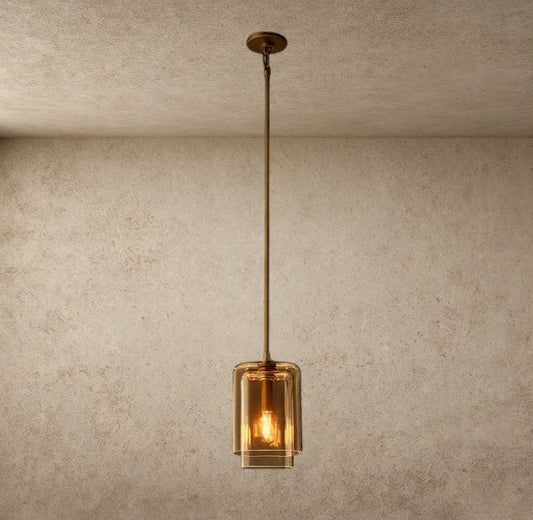 Lacour Amber Glass Pendant - GILDLAMPS