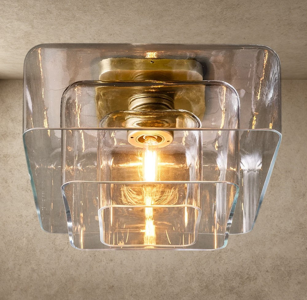 Lacour Clear Glass Flushmount