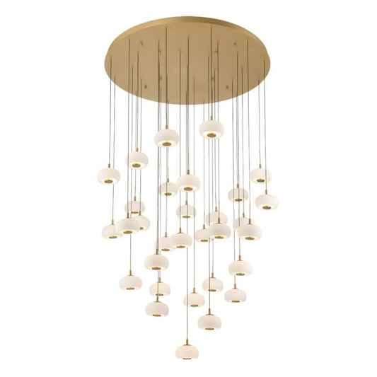 Lanterns 31 Light Round LED Chandelier - GILDLAMPS