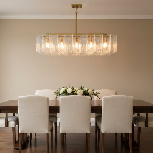 Latracy Square Chandelier 60" - GILDLAMPS