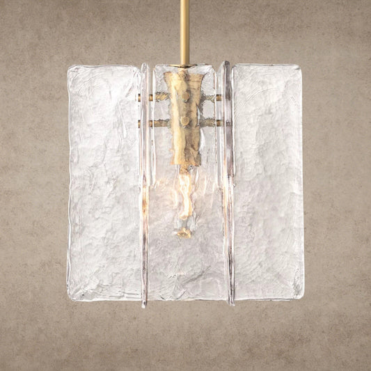 Lattice Clear Glass Pendant - GILDLAMPS