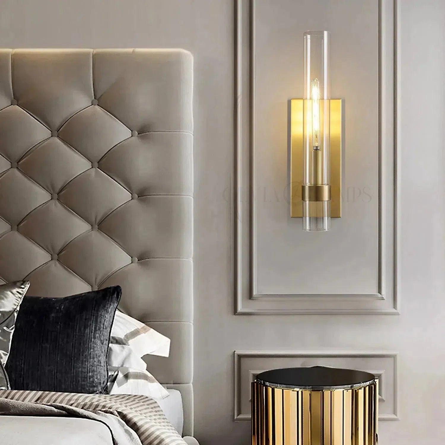 Lavelle Glass Grand Wall Sconce - GILDLAMPS