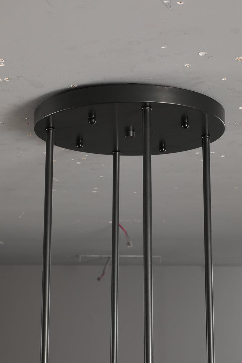 Lavelle Glass Round Chandelier 48" - GILDLAMPS