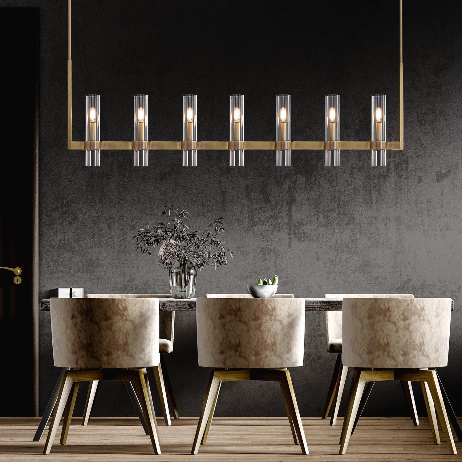 Lavelle Linear Chandelier 59" - GILDLAMPS