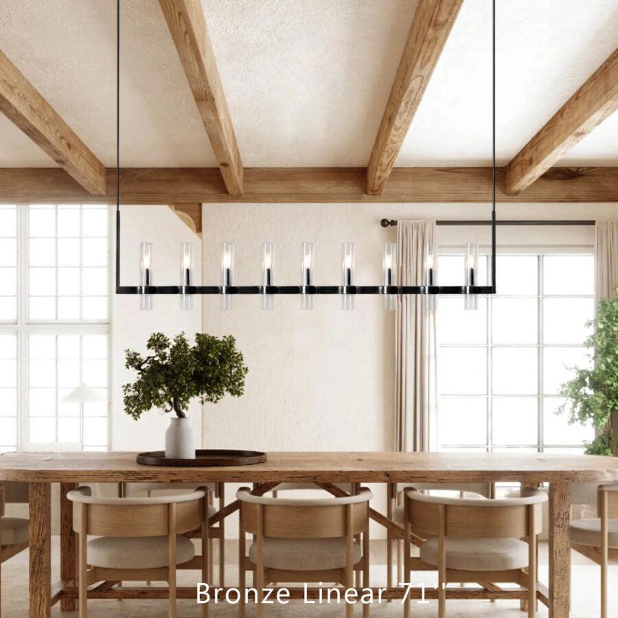 Lavelle Linear Chandelier 72" - GILDLAMPS