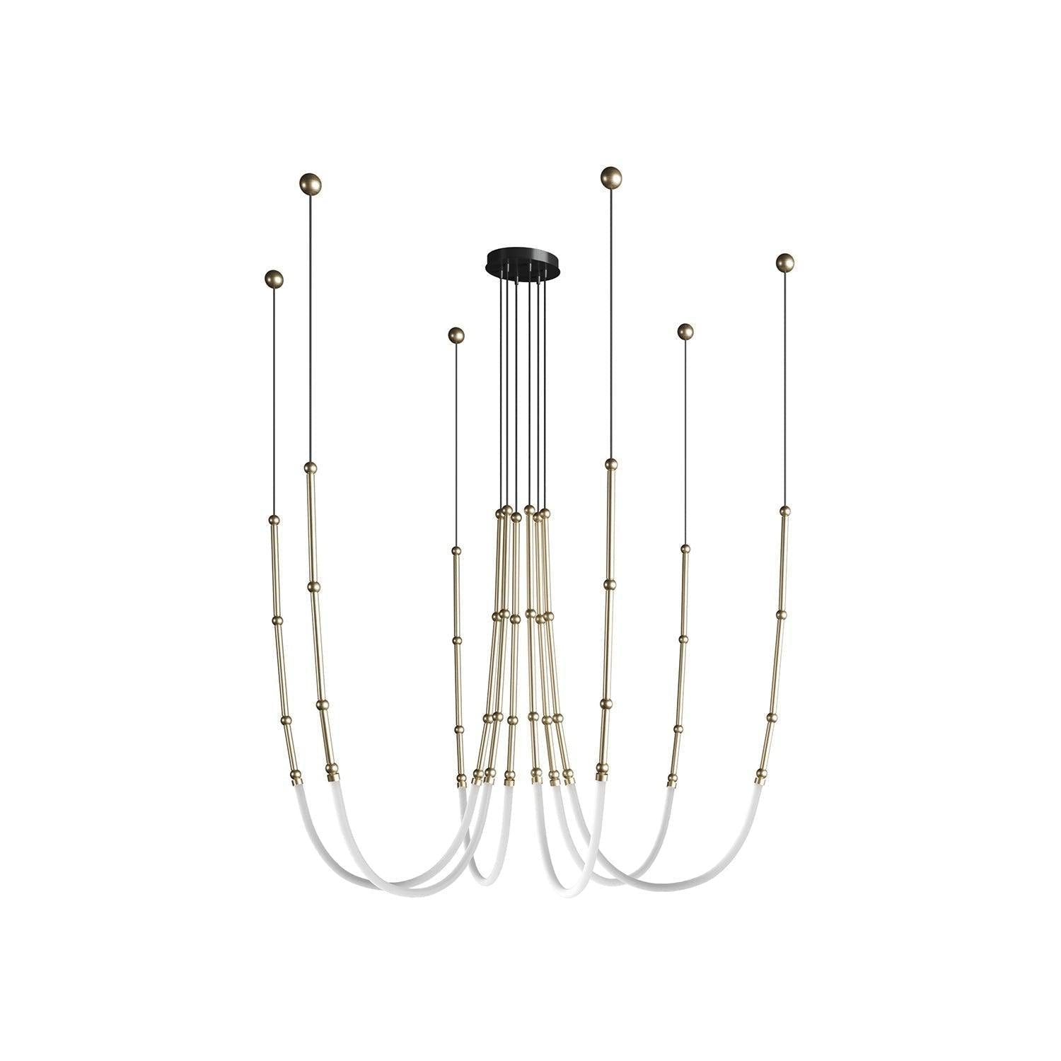 Leda Alabaster Chandelier - GILDLAMPS