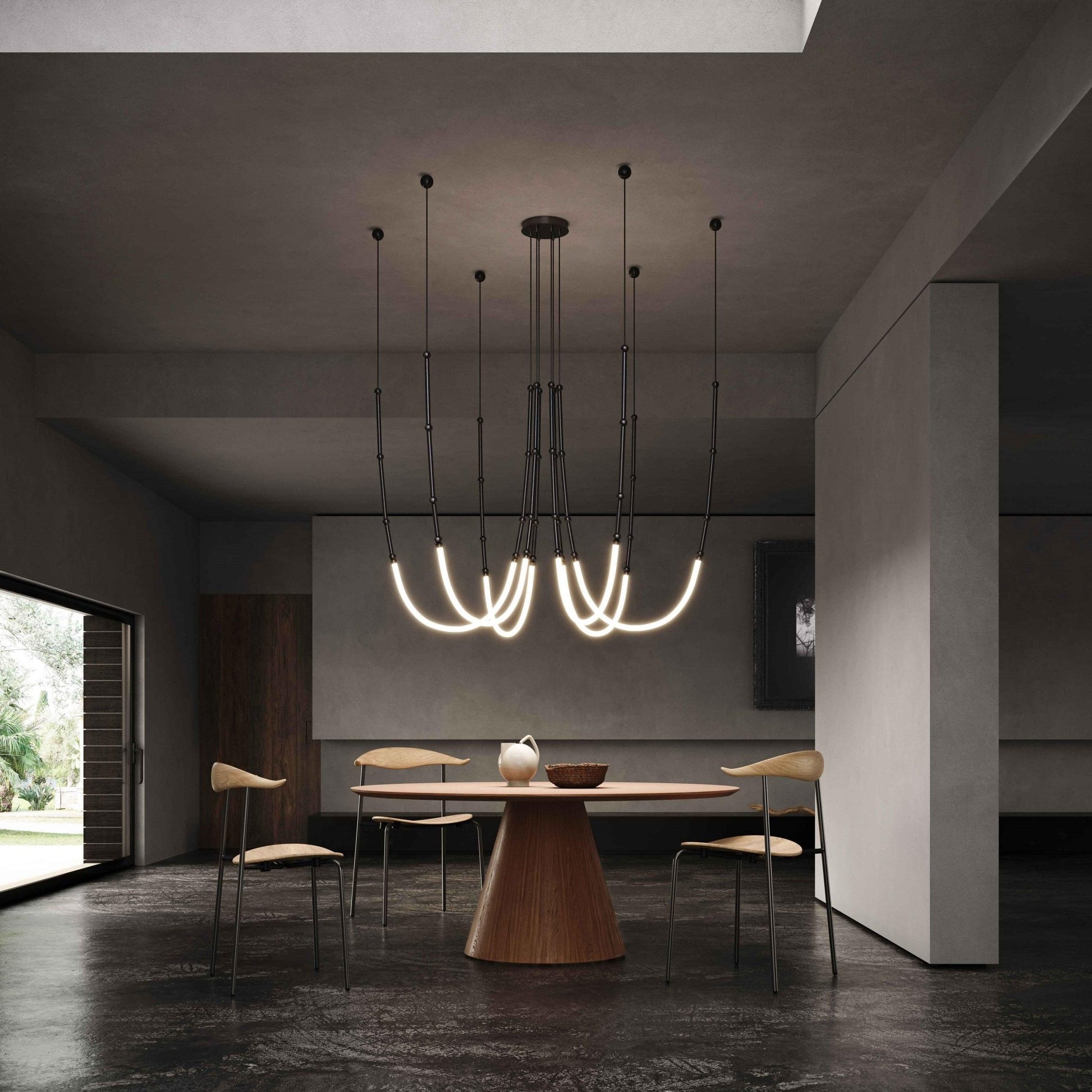 Leda Alabaster Chandelier - GILDLAMPS