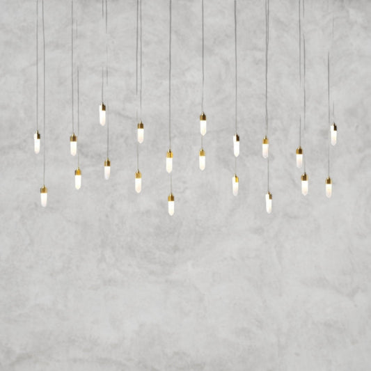 Leo Chandelier - 20 Drop Rectangle - GILDLAMPS