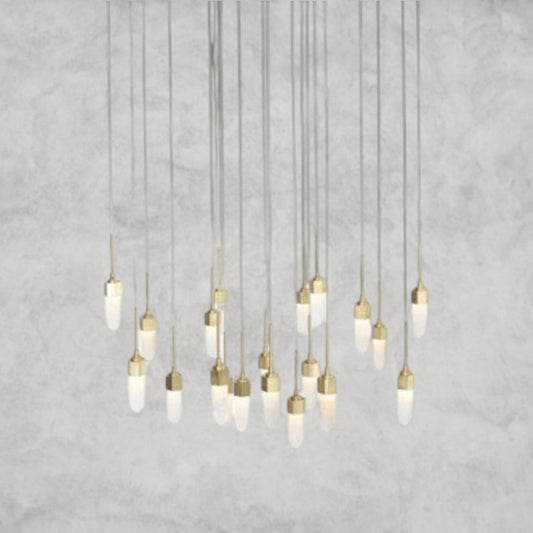 Leo Chandelier - 20 Drop Round - GILDLAMPS
