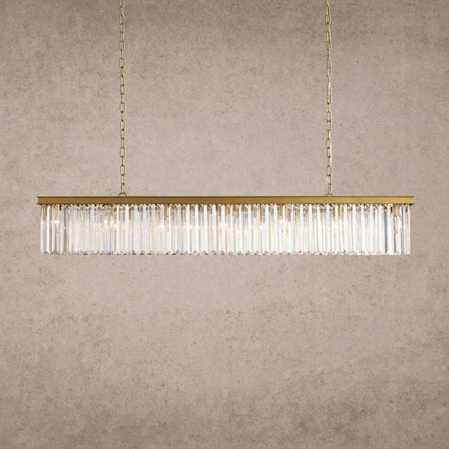 Leyland Rectangular Chandelier 60 inch, 71.5 inch