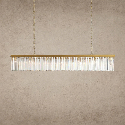 Leyland Rectangular Chandelier 60 inch, 71.5 inch - GILDLAMPS