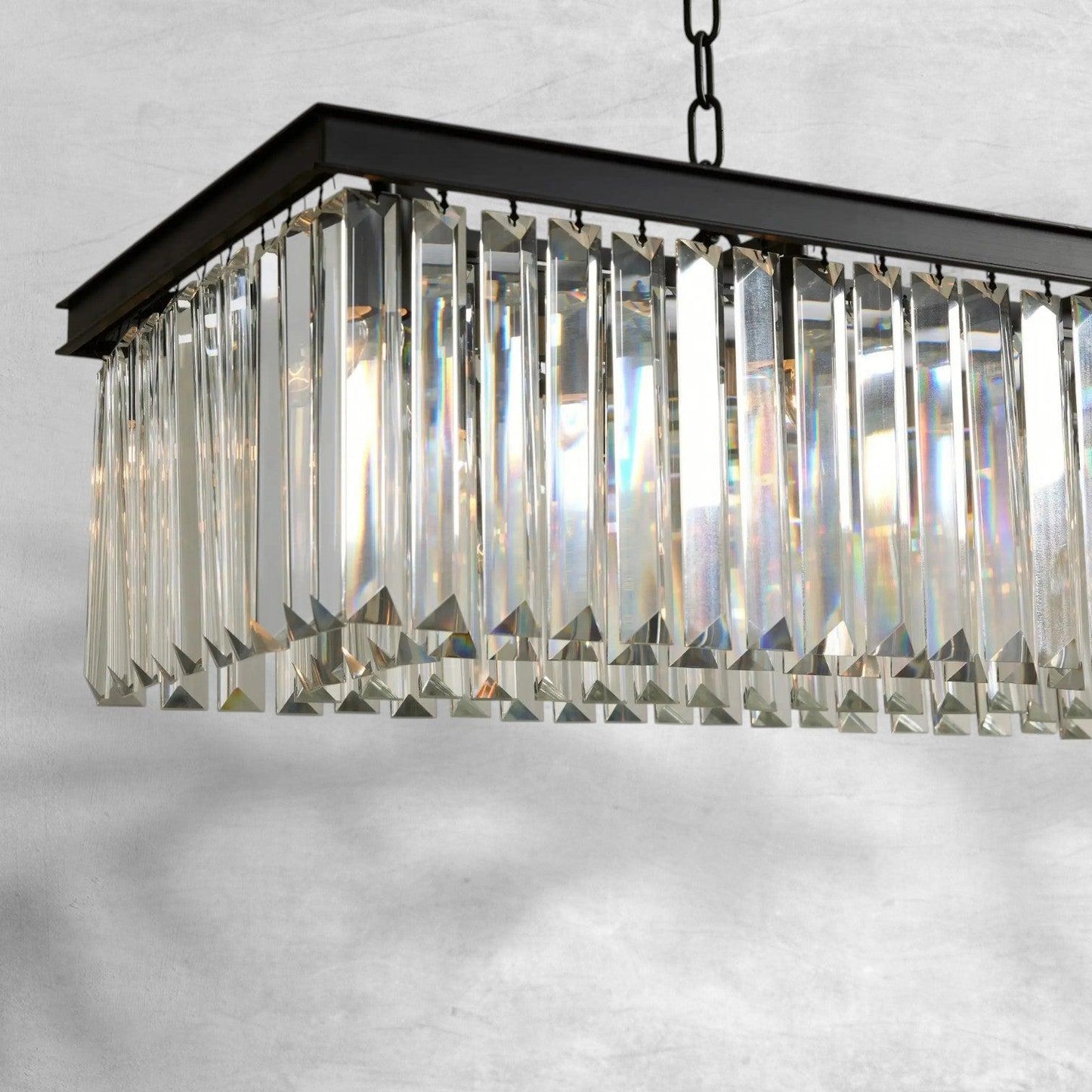 Leyland Rectangular Chandelier 60''72'' - GILDLAMPS