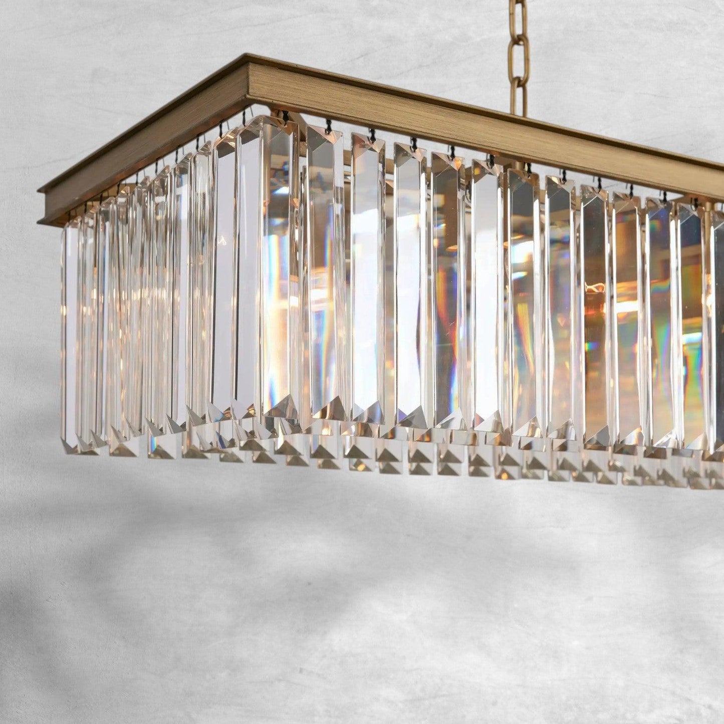 Leyland Rectangular Chandelier 60''72'' - GILDLAMPS