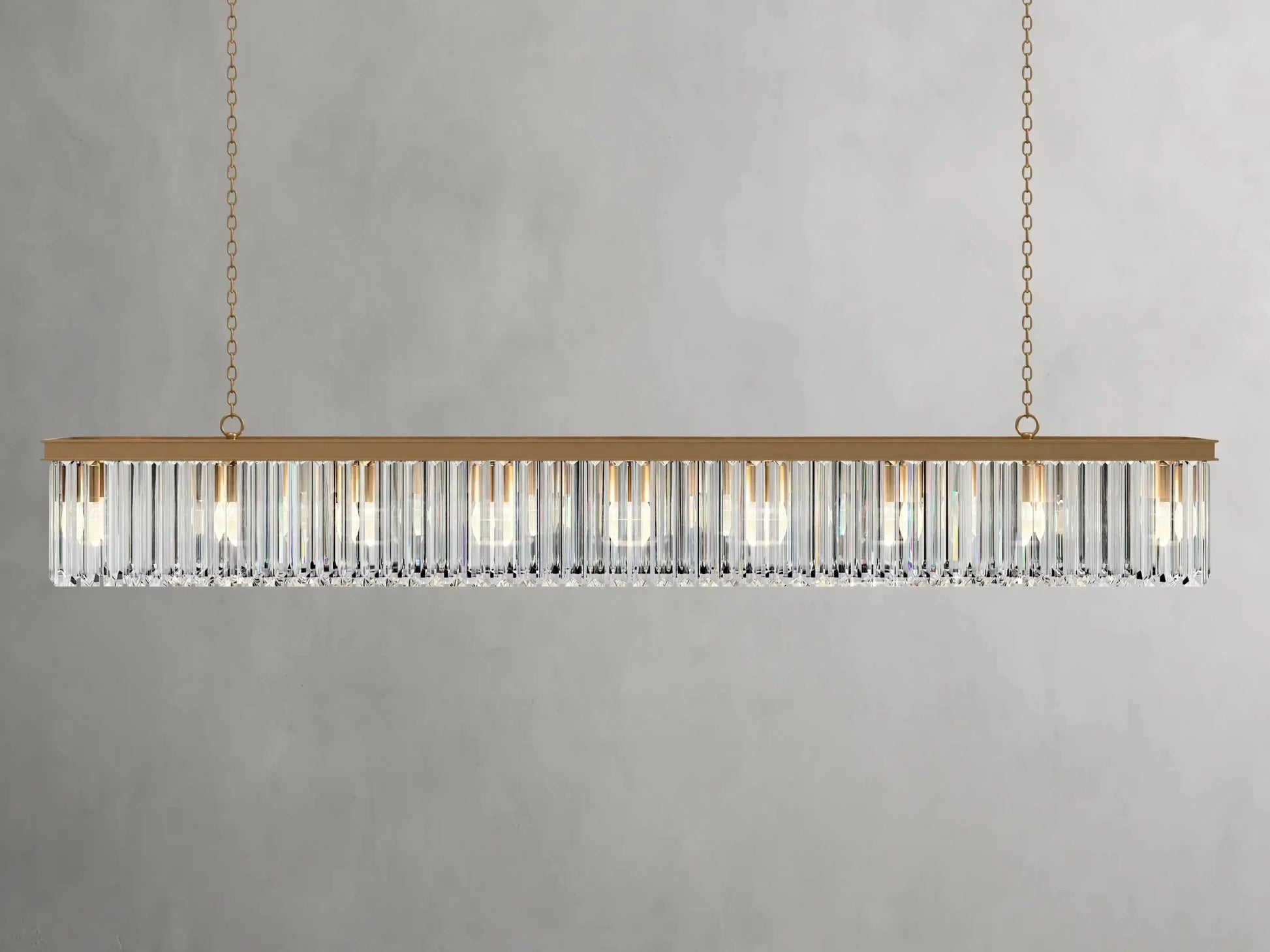 Leyland Rectangular Chandelier 60''72'' - GILDLAMPS