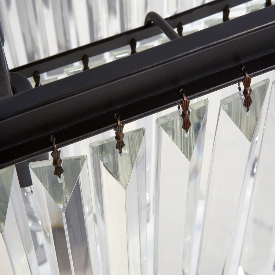 Leyland Tiered Rectangular Chandelier - GILDLAMPS