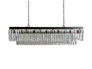 Leyland Tiered Rectangular Chandelier - GILDLAMPS
