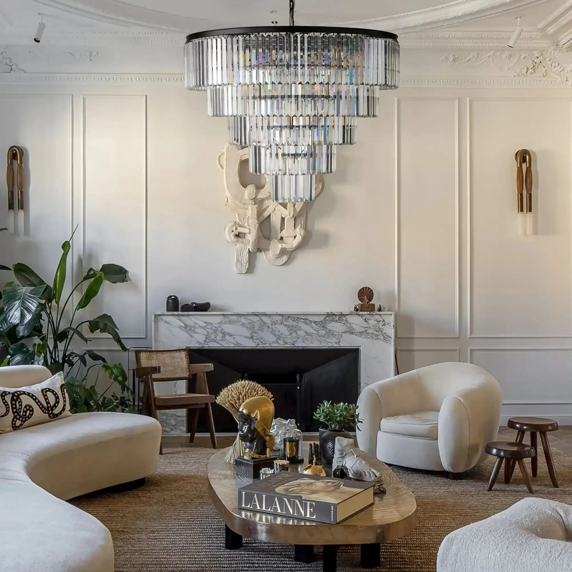 Leyland Tiered Round Chandelier - GILDLAMPS