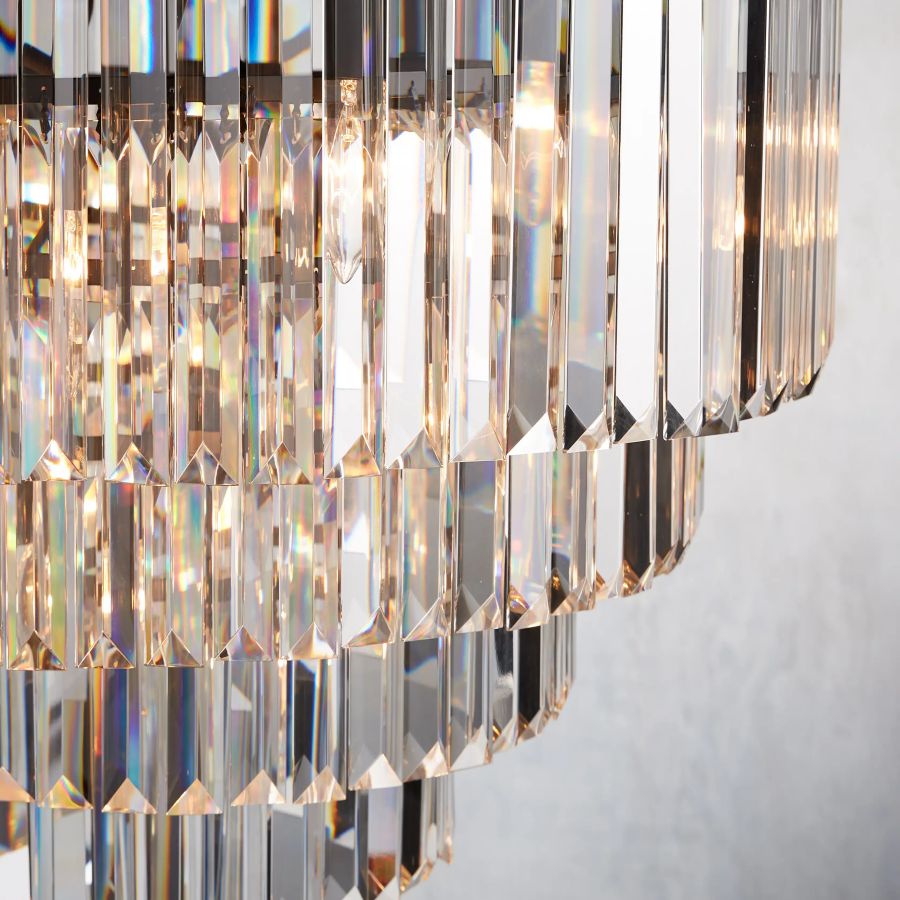 Leyland Tiered Round Chandelier - GILDLAMPS