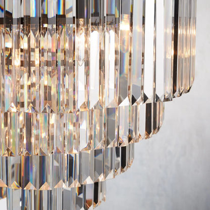Leyland Tiered Round Chandelier - GILDLAMPS