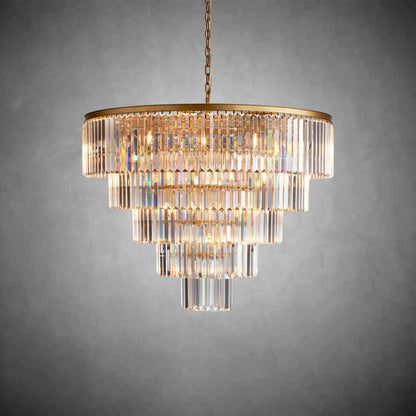 Leyland Tiered Round Chandelier - GILDLAMPS
