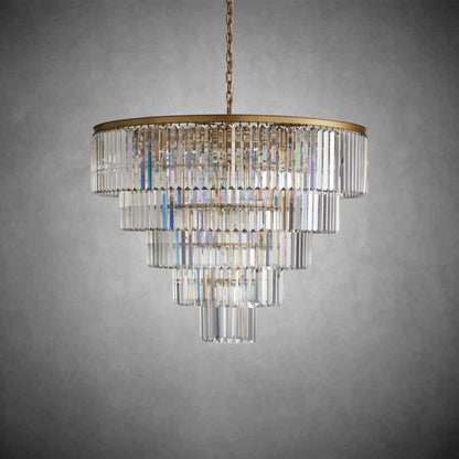 Leyland Tiered Round Chandelier - GILDLAMPS