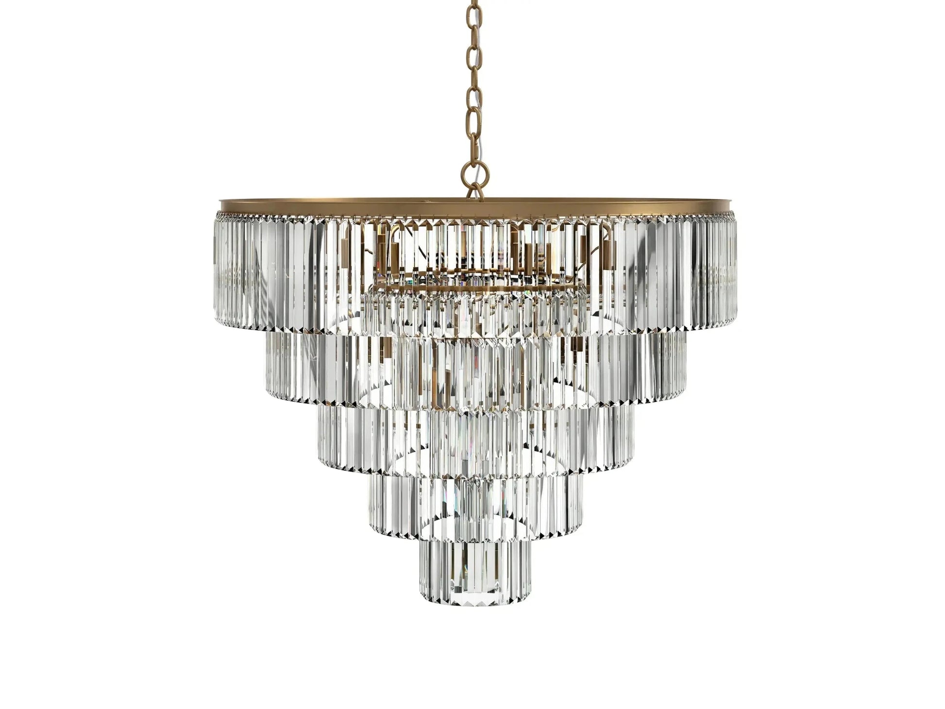 Leyland Tiered Round Chandelier - GILDLAMPS
