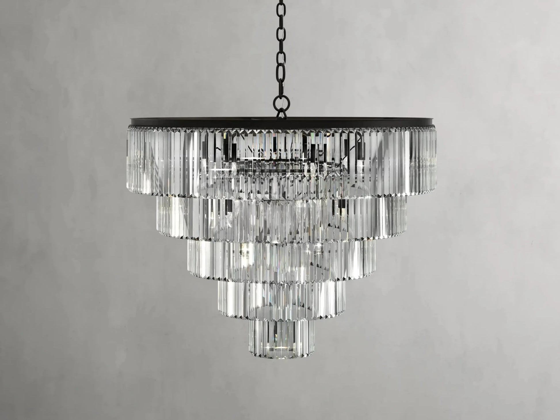 Leyland Tiered Round Chandelier - GILDLAMPS