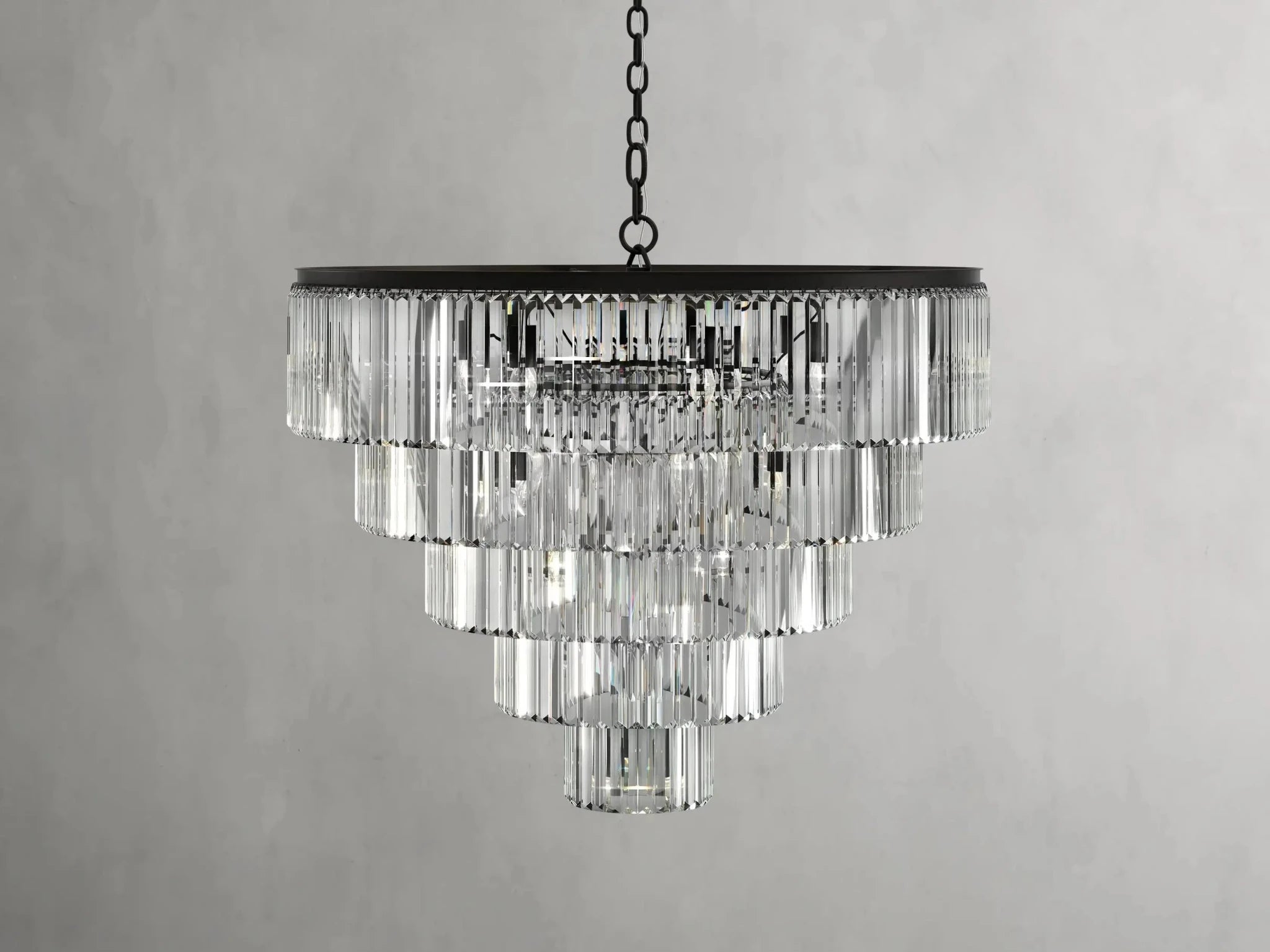 Leyland Tiered Round Chandelier - GILDLAMPS