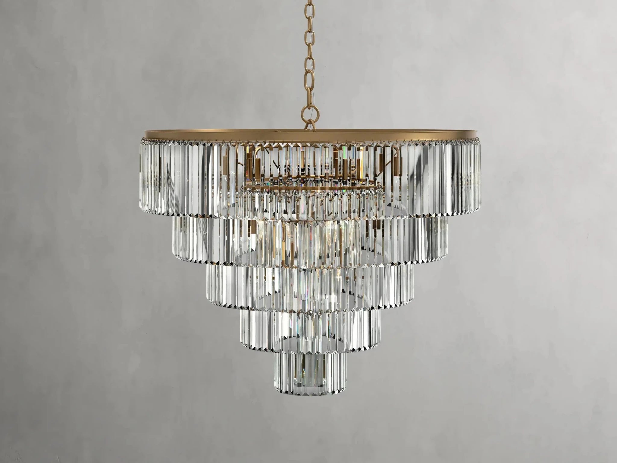 Leyland Tiered Round Chandelier - GILDLAMPS