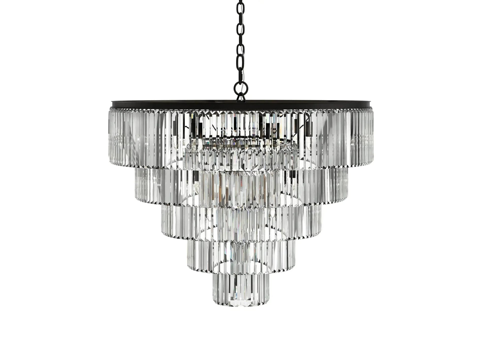 Leyland Tiered Round Chandelier - GILDLAMPS