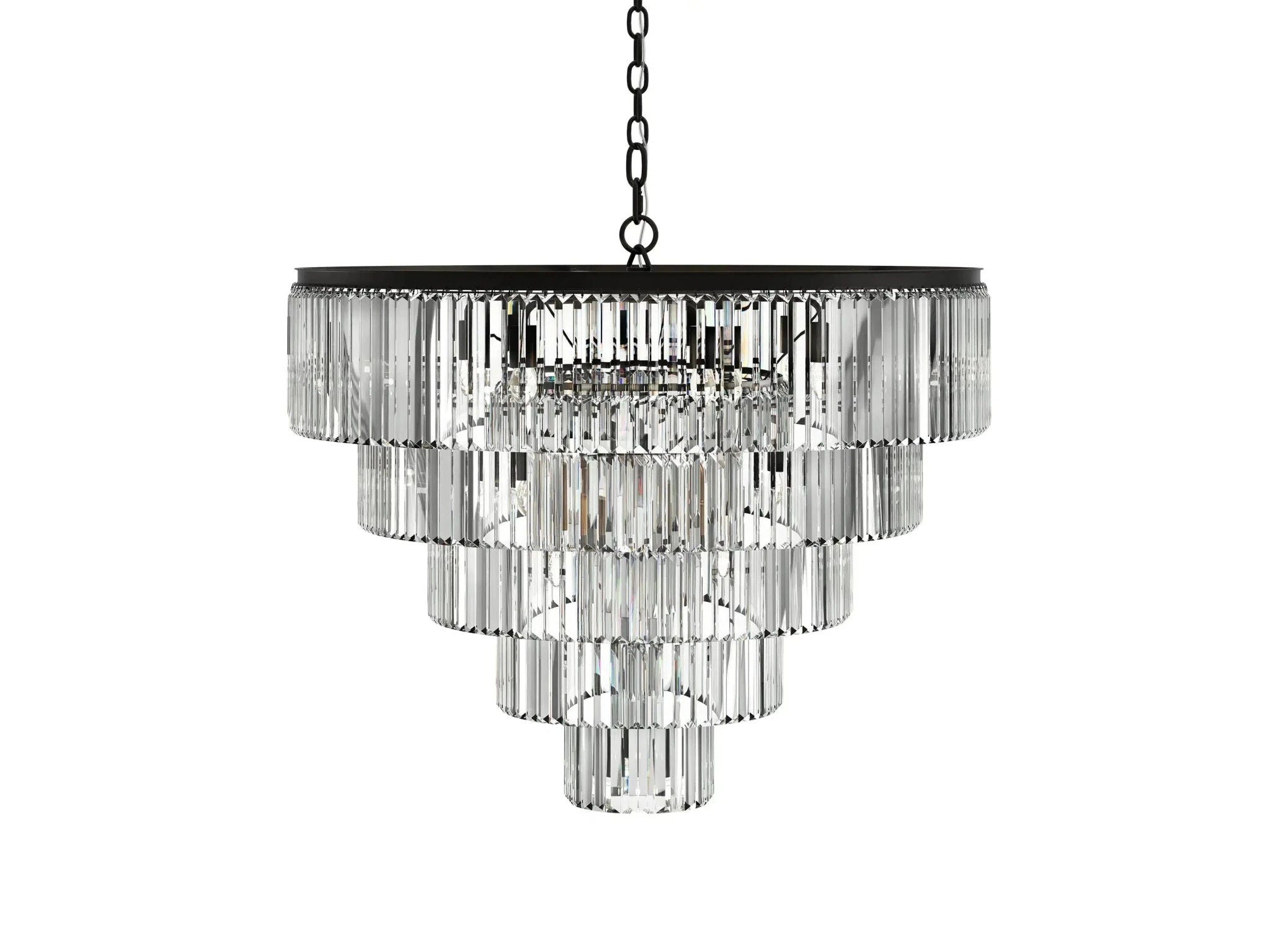 Leyland Tiered Round Chandelier - GILDLAMPS