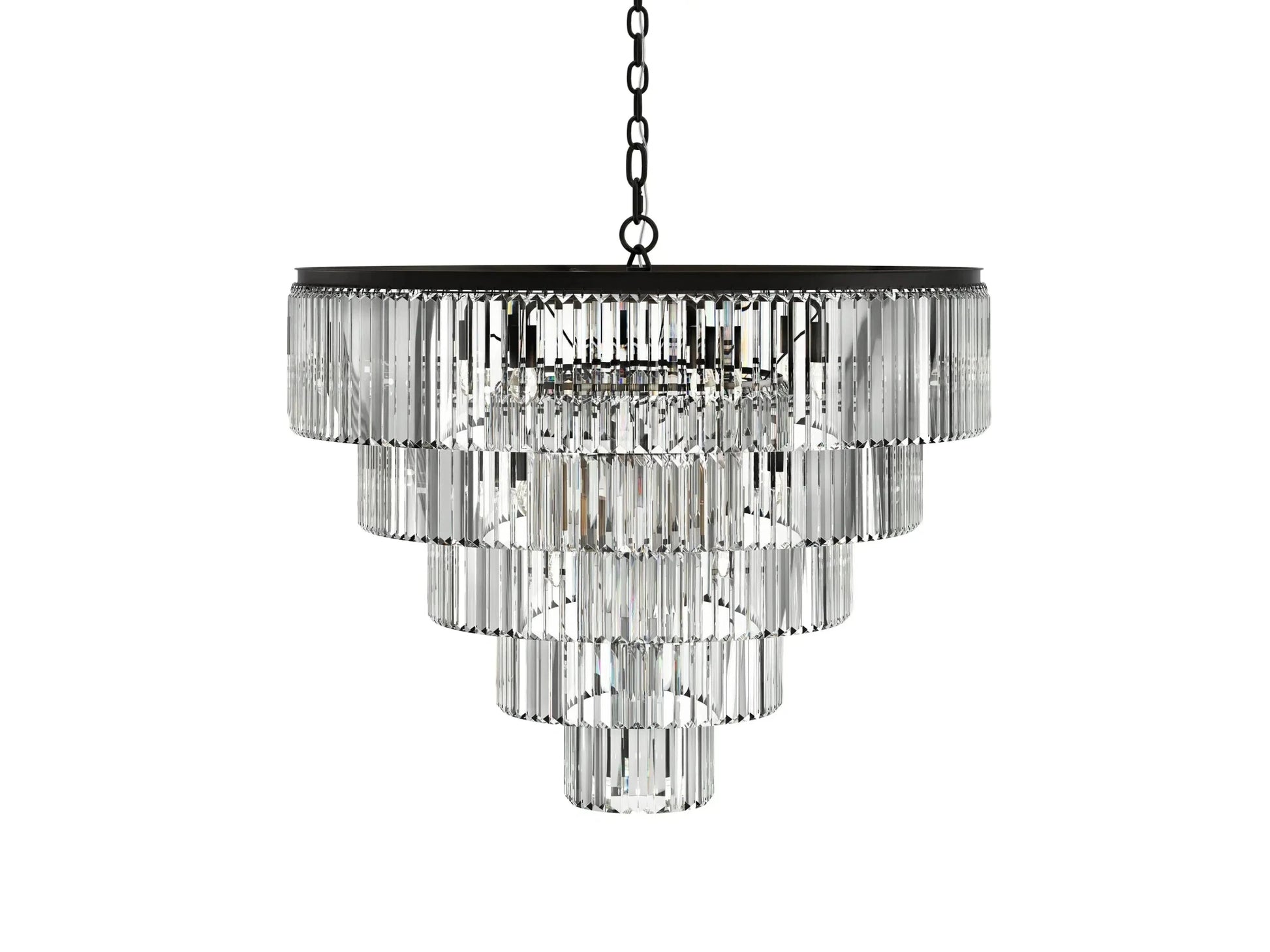 Leyland Tiered Round Chandelier - GILDLAMPS