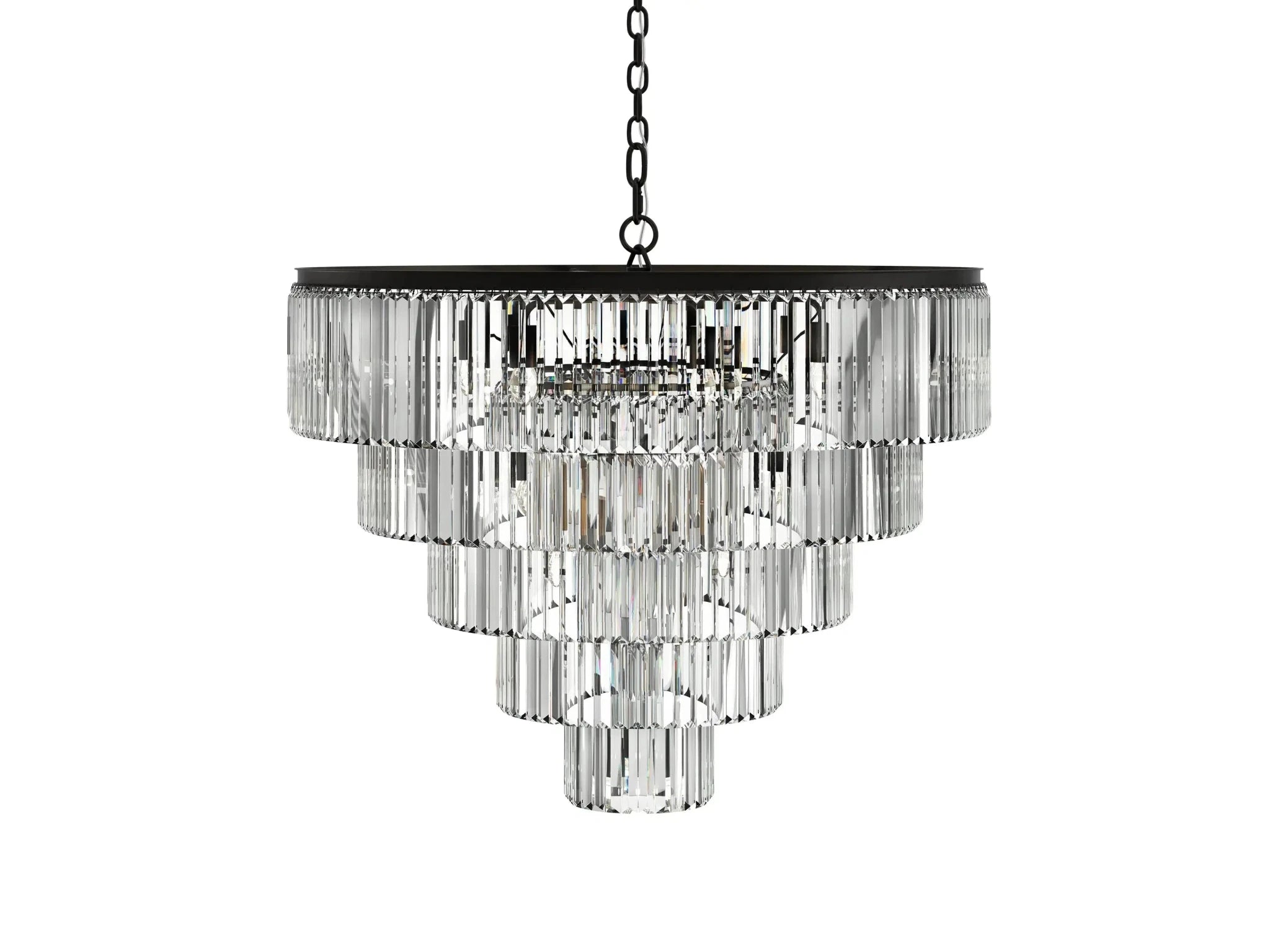 Leyland Tiered Round Chandelier - GILDLAMPS