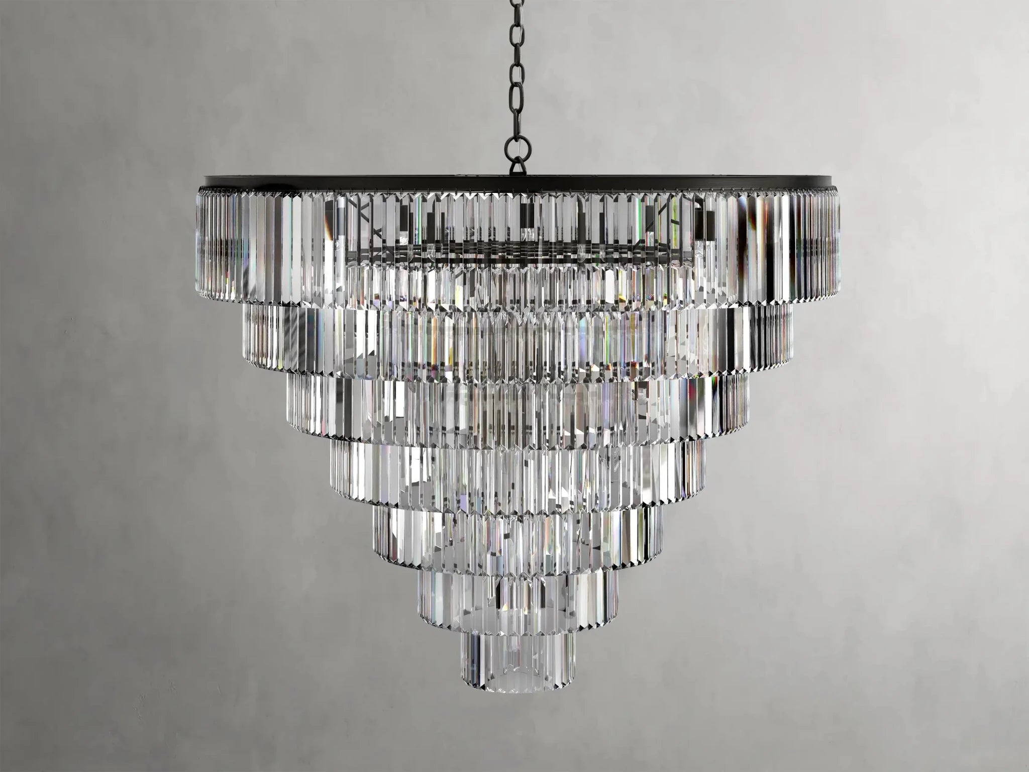Leyland Tiered Round Chandelier - GILDLAMPS