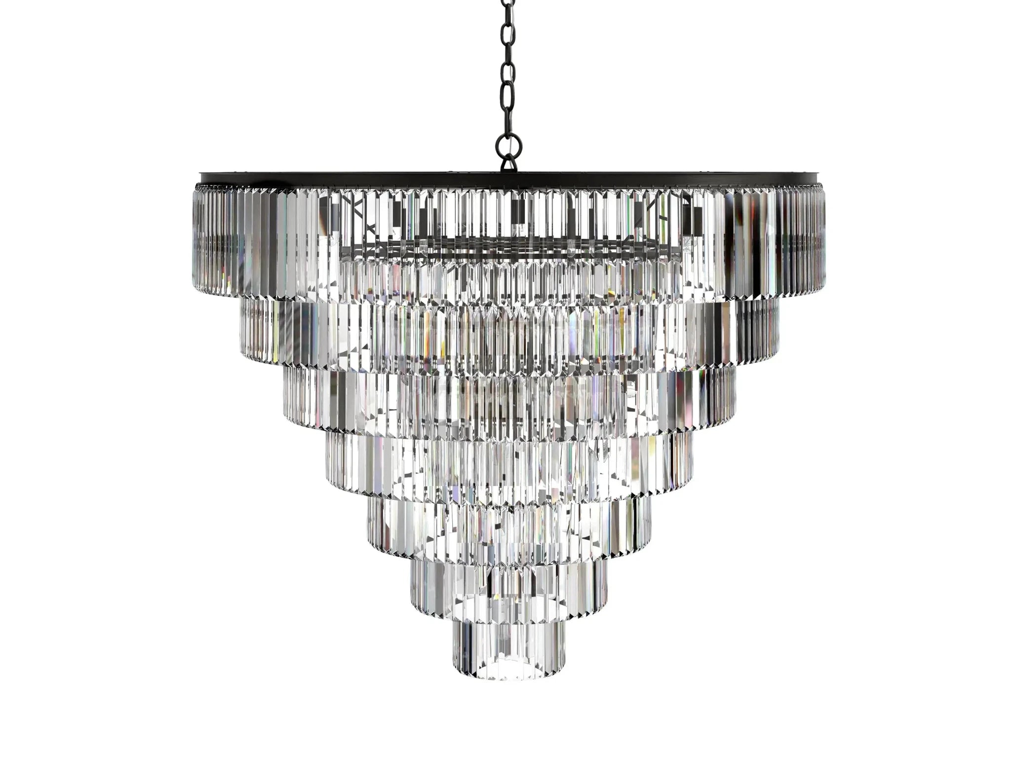 Leyland Tiered Round Chandelier - GILDLAMPS